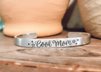 Cool Mom Hand Stamped Bracelet