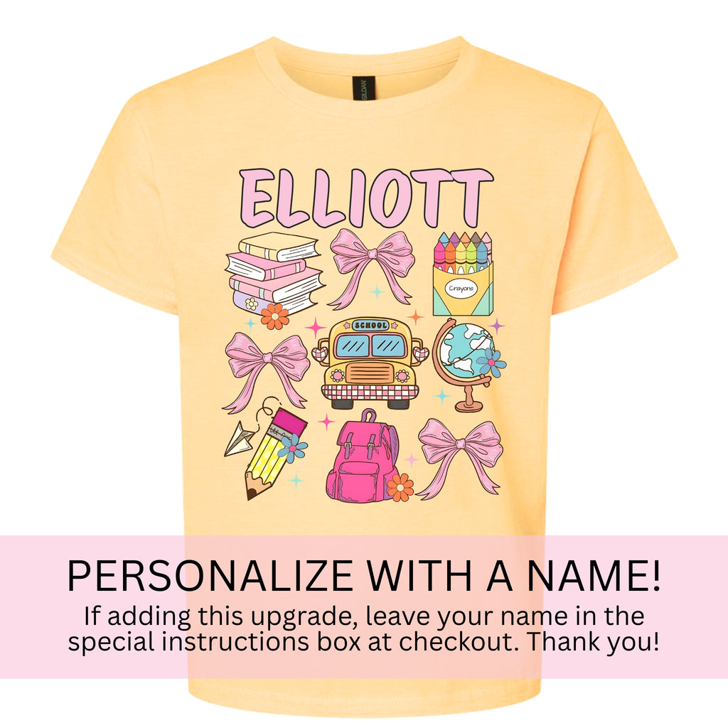 Youth and Adult Coquette Elementary T Shirt