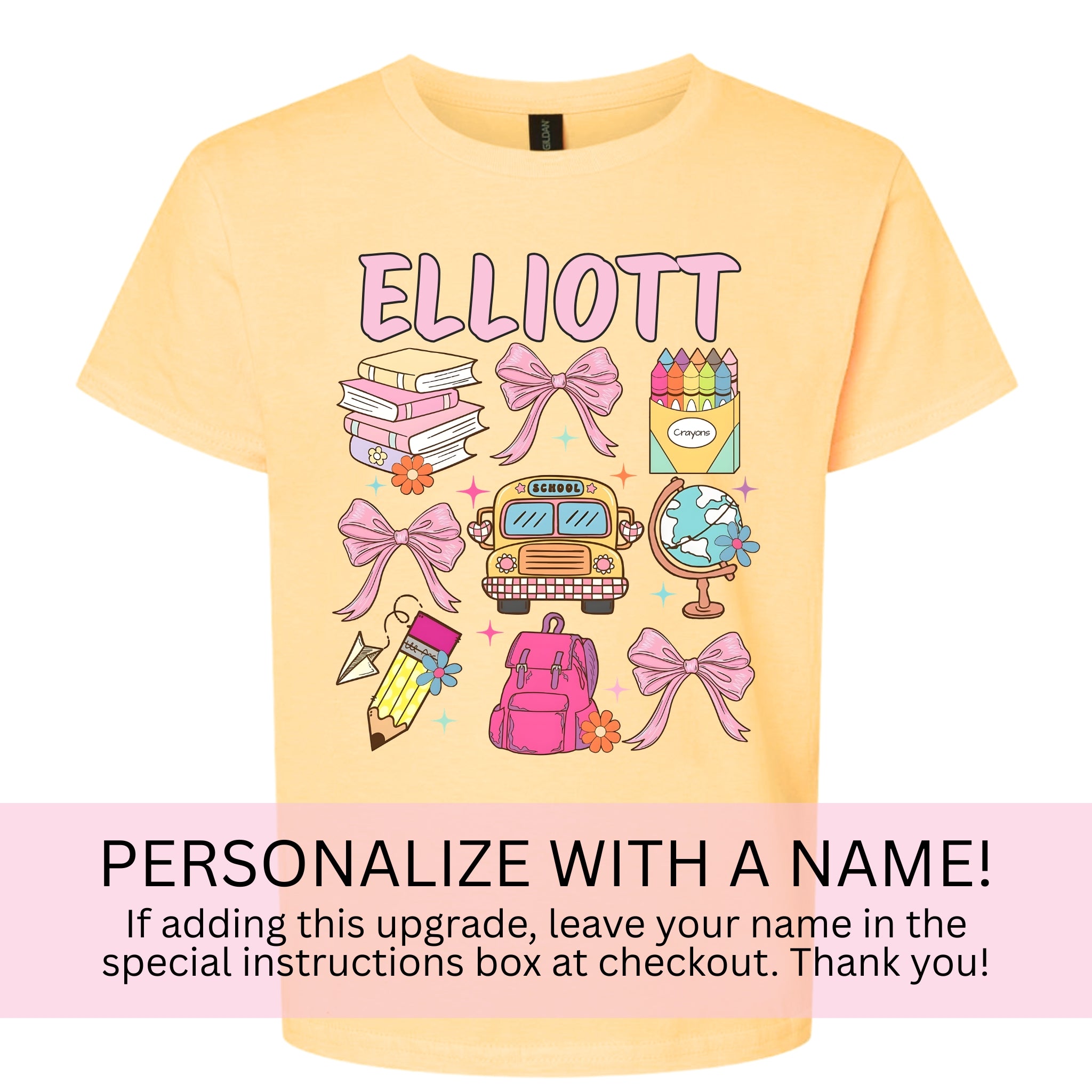 Youth and Adult Coquette Elementary T Shirt