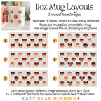 Custom Face Mug – Personalized Coffee Mug with Your Photos (11oz or 15oz)