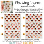 Custom Face Mug – Personalized Coffee Mug with Your Photos (11oz or 15oz)
