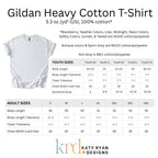 Gildan Heavy Cotton T Shirt Sizing Charts for Youth and Adult Sizes available. This style 100% Cotton for more colors. Blackberry, Heather Colors, Lilac, Midnight, Neons, Safety Colors, Sunset, and Tweed are 50/50 Cotton/Polyester. Antiuque Colors and Sport Grey are 90/10 Cototn/Polyester. Ash Grey is 99/1 Cotton/Polyester.